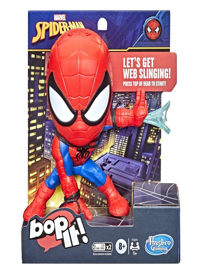 bop it Hasbro Gaming Bop It! Marvel Spider-Man Edition Game, Spider Man Game, Marvel Toys, 1 or More Players, Ages 8 and Up - Image 2